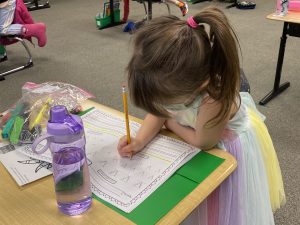 thurston schools Dual-Language-Lydia-Hawk-Princess-at-work