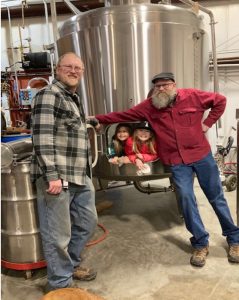 Tenino Sandstone-Distillerys-still-Hadriel-and-family-posing