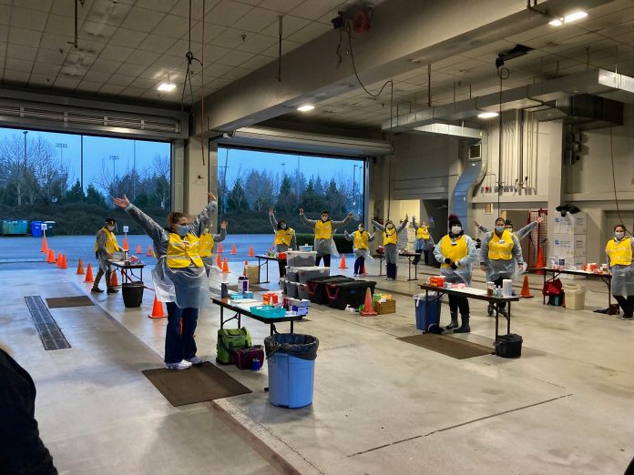 Thurston-County-Public-Health-covid vaccine-drive-through-clinic