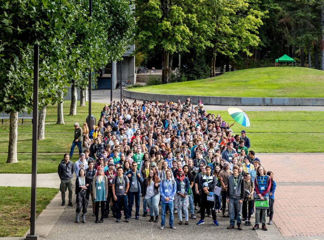 Evergreen College class of 2021 group photo-1