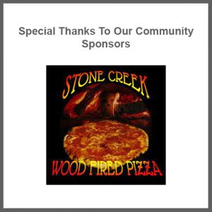 Stone creek woodfired pizza logo