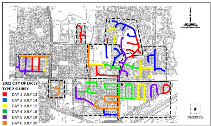 city of lacey road closures