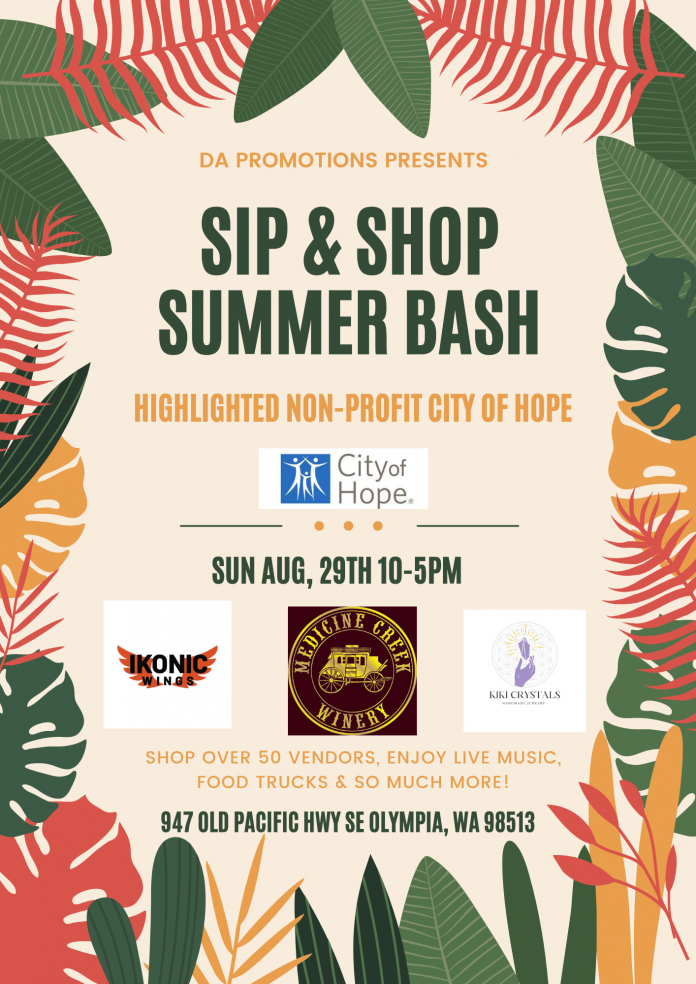 Sip & Shop Summer Bash ThurstonTalk