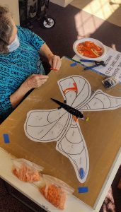 Jennifer-Kuhns-butterfly-mosaic-project-Olympia-Arts-Walk