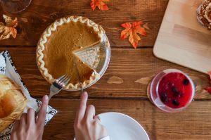 Bayview Catering thanksgiving dinner to go pumpkin pie