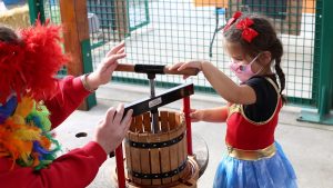 Hands on Childrens Museum Boo Bash Pressing Apple Cider