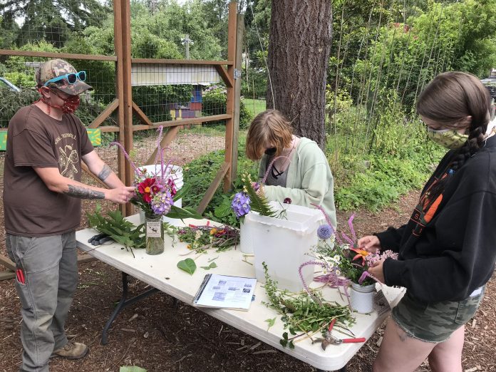 give local south puget sound GRuB Youth Bouquet Training