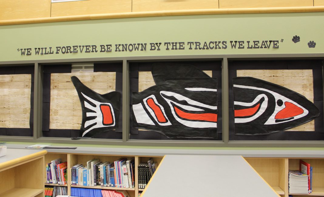 North thurston public schools Nisqually-Art-in-library
