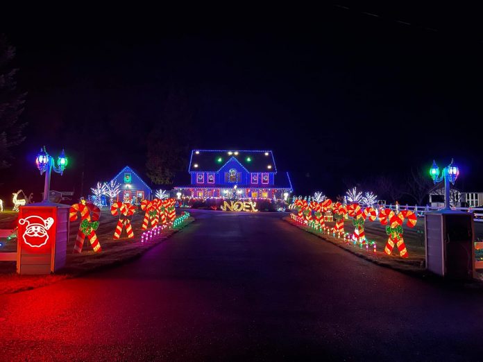 2021 holiday lights Olympia Christmas Candy-Cane-Lane