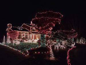 2021 holiday lights Olympia -The-Farm-Palomino-Drive