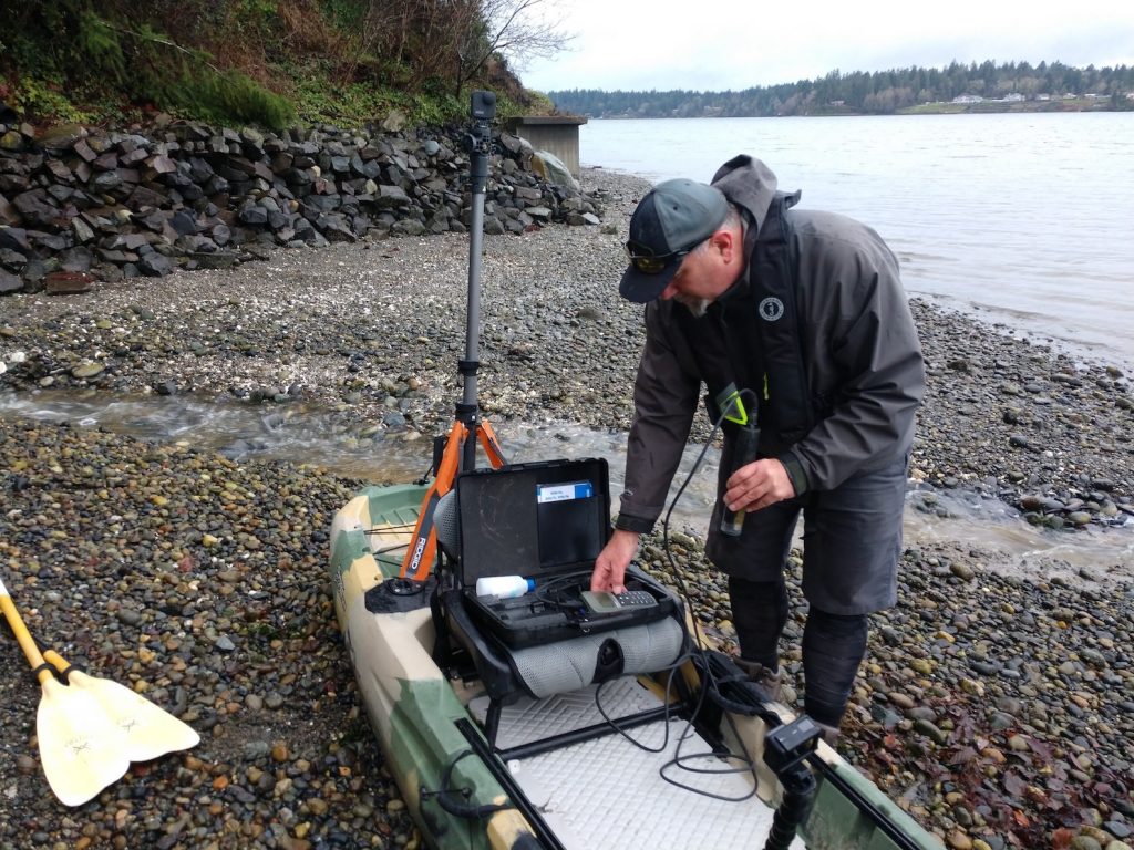 Brian-Footen- Earthviews Coastal-Geomapper-gearing-up-on-Henderson-Inlet