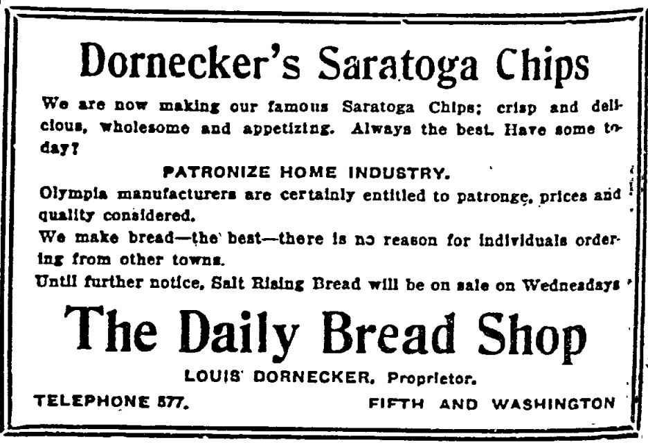 Olympia history Saratoga-Chips-Daily-Bread-Shop