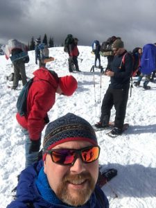 Olympia parks and rec oly on ice -snow-shoe