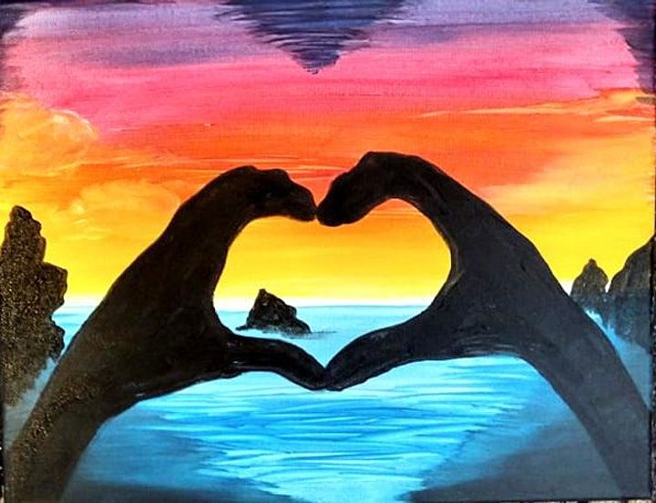 VALENTINE'S DAY WEEKEND: 1-SESSION ADULT : WATERCOLOR PAINTING