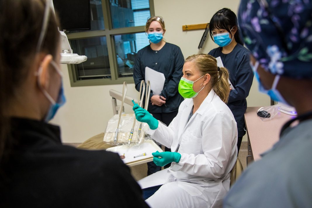 South Puget Sound Community College Dental students in class