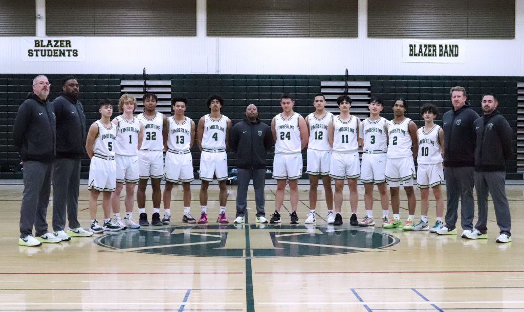 Timberline High School boys basketball team photo