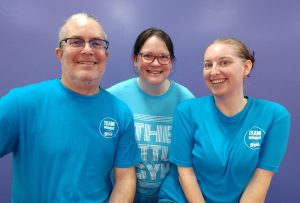 headshots of Tim Smiedala, Melissa Lilley and Nora Lindquist at The Little Gym in Olympia 