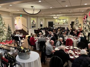 Olympia Country & Golf Club banquet room with chairs and tables