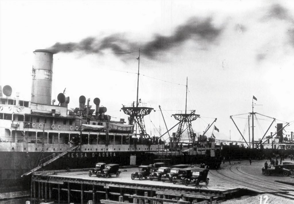 Ships in the Port of Olympia 1920s