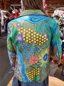 Art deco jacket at Olympia Farmers Market