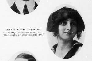 Marie Rowe Towle’s graduation picture from the 1914 