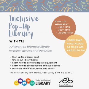 Inclusive Pop-Up Library with TRL @ Sensory Tool House