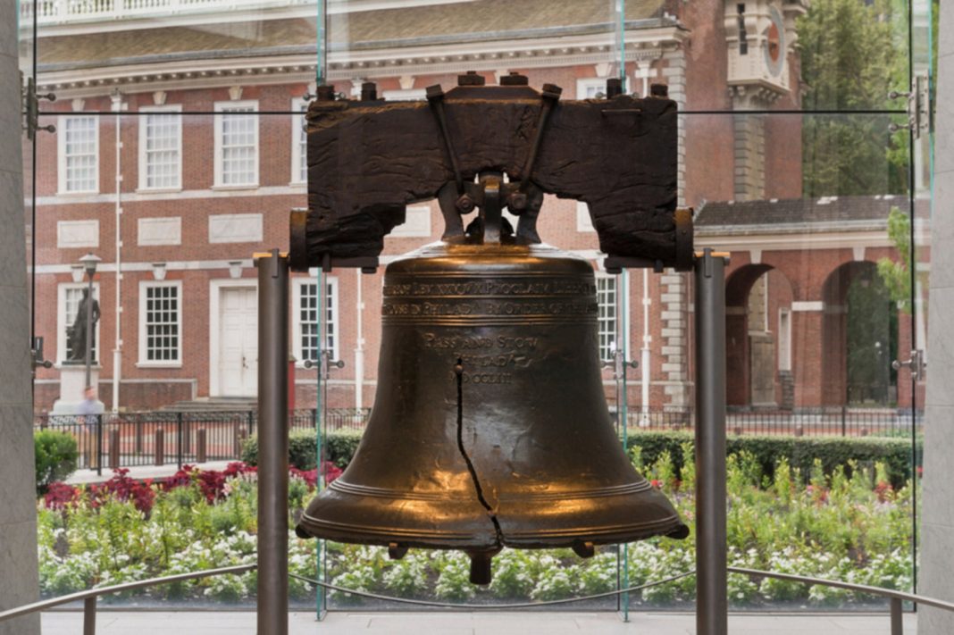 the Liberty Bell in Philadelphia