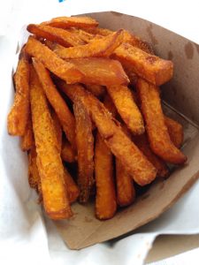 sweet potato fries from Madeline's at Olympia Farmers Market