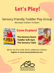 Sensory-Friendly Toddler Playgroup @ Sensory Tool House