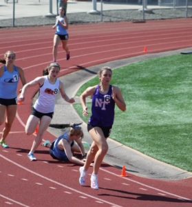 North Thurston's Alexis Meyer running track