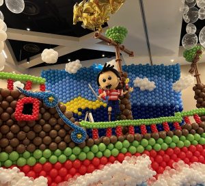 Pirate Ship Made of Balloons by Natalie Teabo, Olympia Balloon Artist