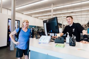 YMCA Staff inside a YMCA in Thurston County