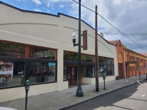 rendering design of the  newly renovated space at the Olympic Press Building on State Avenue in Olympia