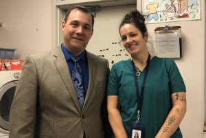 New Market Skills Center Executive Director Matt Ishler and Veterinary Assistant Instructor Jade Williams headshot