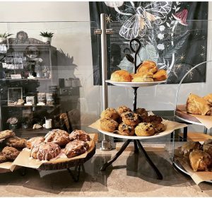 vegan pastries at The Owl's Nest, a coffee shop in Olympia 