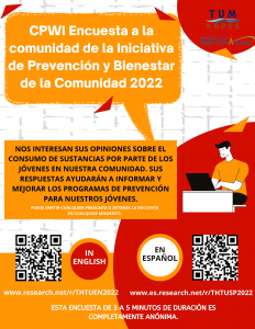 CPWI Encuesta a la comunidad de la Iniciativa de Prevención y Bienestar de la Comunidad 2022