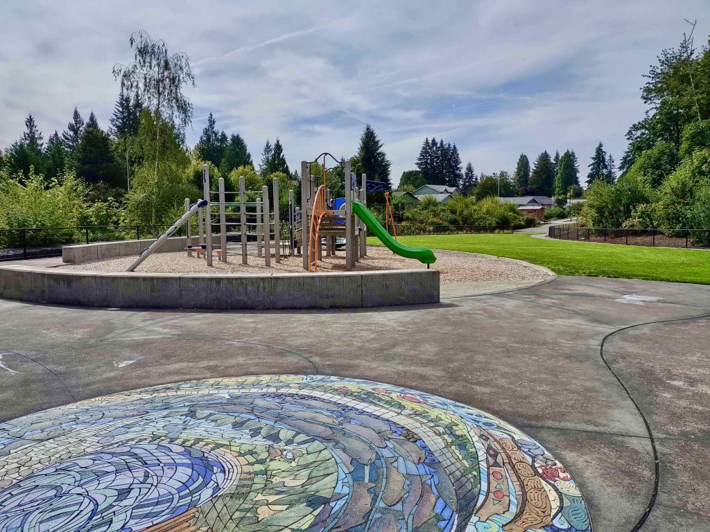 playground in Tumwater neighborhood