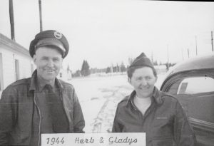 Herb and Gladys Buroker, black and white photo