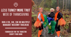 Less Turkey, More Trot @ Margaret McKenny Trailhead in Capitol Forest