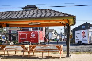 food trucks  at Harrison and Division in Olympia