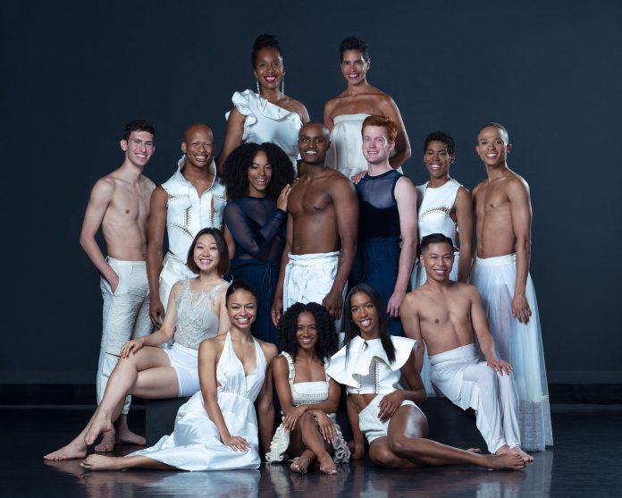 group of photo of the dancers in Ailey II