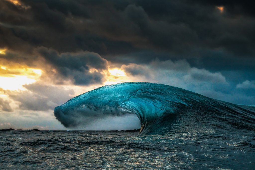 breaking rogue wave in the Savage Island by Andy Mann
