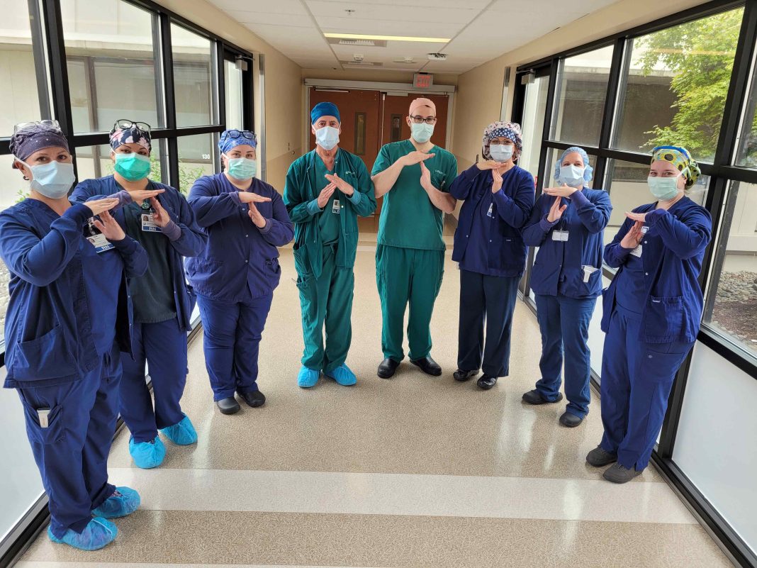 Mason Health surgical team in scrubs