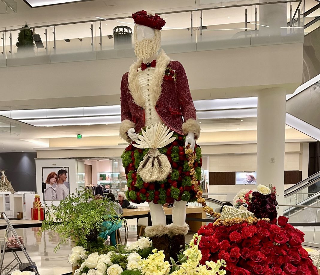 Olympia’s Fleurae Floral Design scottish Santa at the Seattle Fleurs de Villes