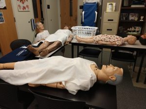 medical mannequins for practice at New Market Skills Centers