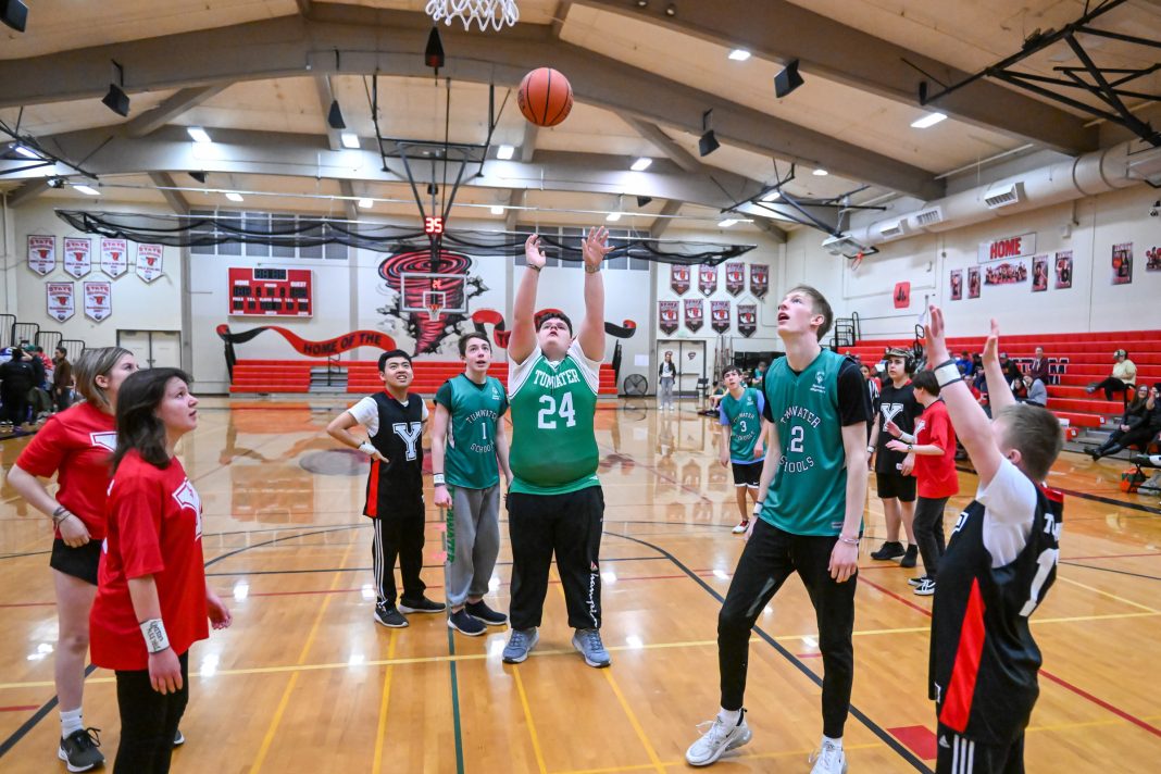 thurston county unified basketball game