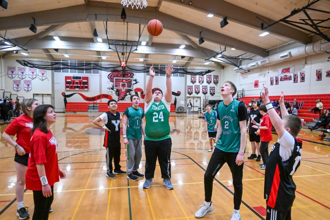 thurston county unified basketball game