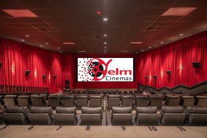 Yelm Cinemas movie room with reclining chairs and large screen