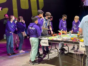 Jefferson Middle School Students competing at FIRST LEGO League Competition
