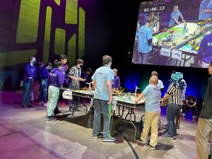 Jefferson Middle School Students competing at FIRST LEGO League Competition